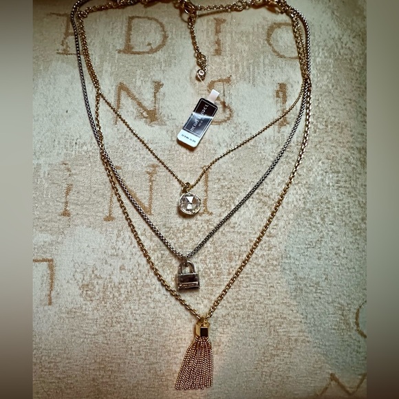 Stunning NWT Henri Bendel Multi Strand Urban Utility Triple Tassel  15" 17” 20” - Picture 10 of 15